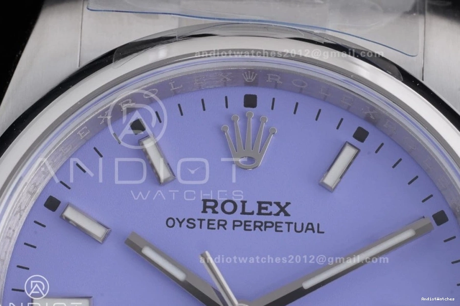 KRF 904L Dial Edition 962 Casual Lavender Best 1:1 126000 VR Oyster Steel Perpetual 36mm 0124